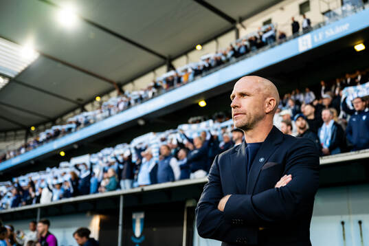 Head coach Henrik Rydström of Malmö FF