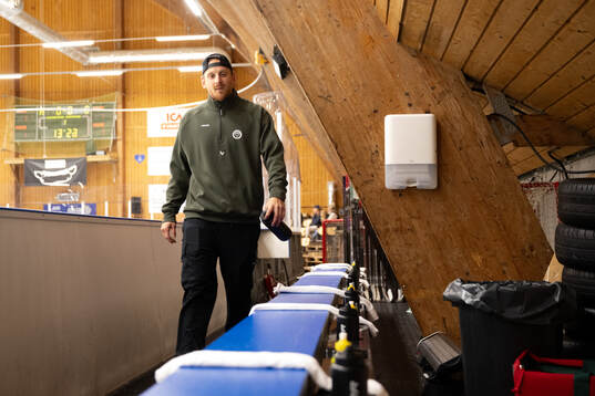 Frölundas materialförvaltare Pontus Widerström