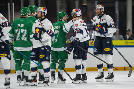 Rögles Leon Bristedt och Münchens Brady Ferguson