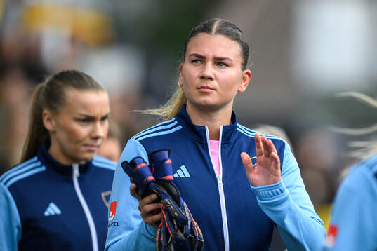 Djurgårdens målvakt Anna Aurora Koivunen