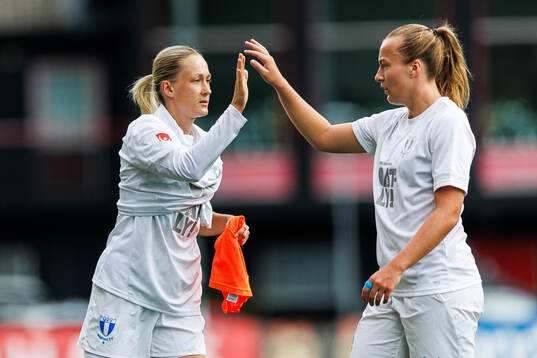 Malmö FFs Sanna Kullberg och Sara Kanutte Fornes