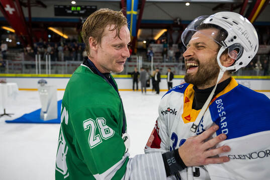 Rögles Anton Bengtsson och Zugs Lukas Bengtsson