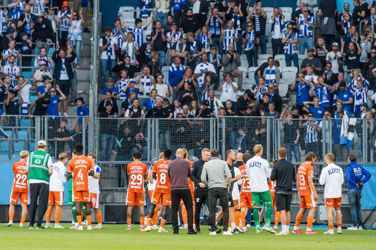 IFK Göteborgs spelare och supportrar