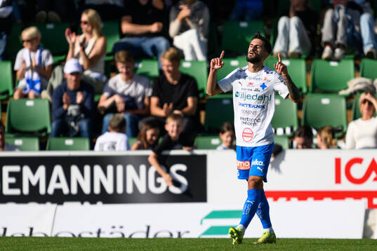 Värnamos Noah Shamoun jublar