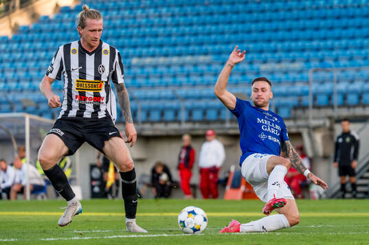 Landskronas Hampus Näsström och Trelleborgs Filip Bohman