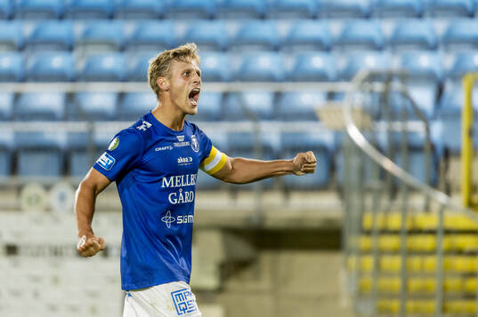 Trelleborgs Tobias Karlsson jublar