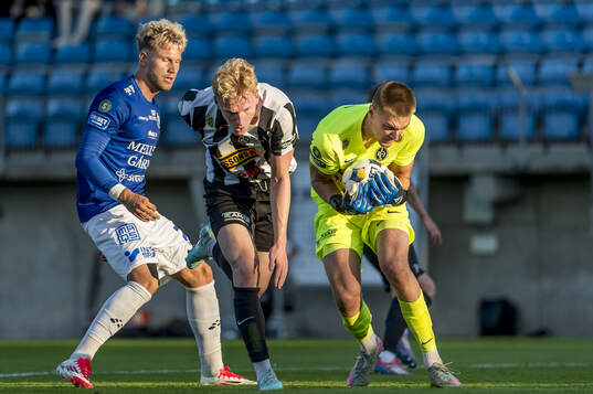 Trelleborgs Zean Peetz Dalugge mot Landskronas Gustaf
