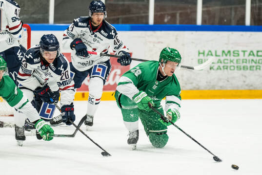 Linköpings Johan Johnsson och Rögles Anton Bengtsson