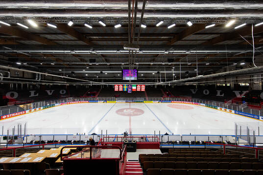 General view of arena Frölundaborg