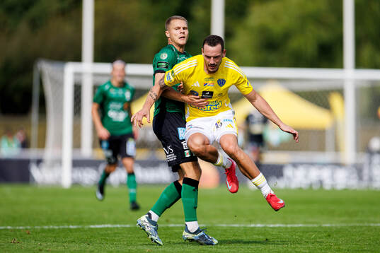 Varbergs Gustav Broman och Falkenbergs Viktor Ekblom
