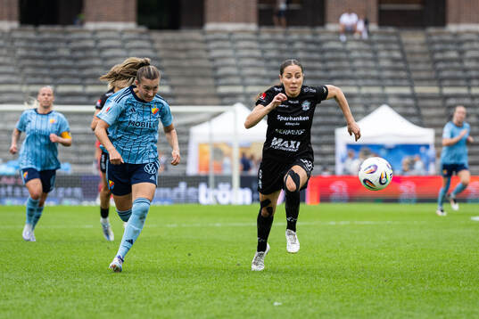 Djurgårdens Lucia Duras och Alingsås Johanna Barth
