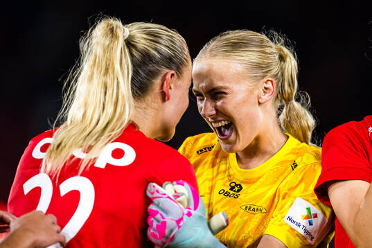 Lauren Alison Davidson and Selma Panengstuen of Brann