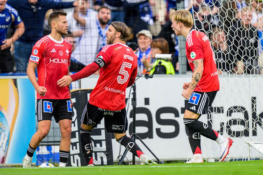 IFK Norrköpings Arnor Traustason och Christoffer Nyman