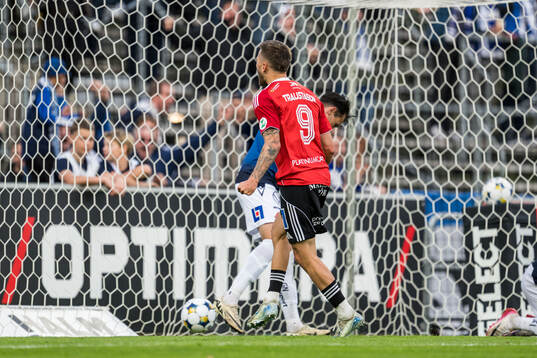 IFK Norrköpings Arnor Traustason jublar