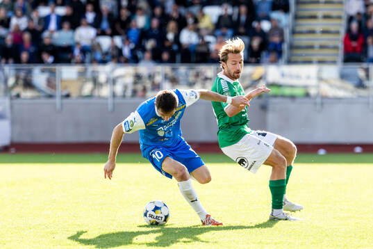 Oddevolds Liridon Kalludra och Brages Jacob Stensson