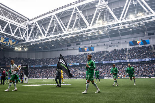 Hammarbys Frederik Winther, Markus Karlsson and Victor