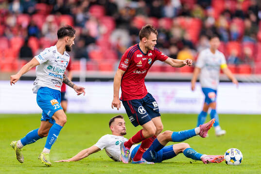 Värnamos Noah Shamoun, Ajdin Zeljkovic och Östers Oscar