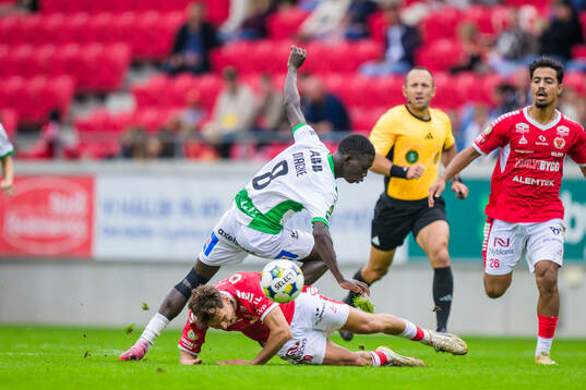 Kalmars Camil Jebara och Västerås Mamadou Ousmane Diagne