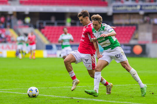 Kalmars Camil Jebara och Västerås Simon Gefvert