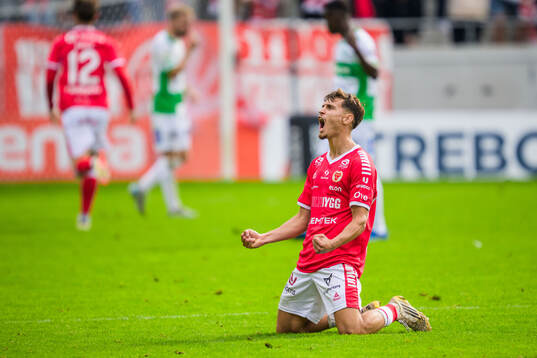 Kalmars Camil Jebara jublar