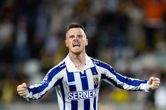 IFK Göteborgs Tobias Heintz jublar