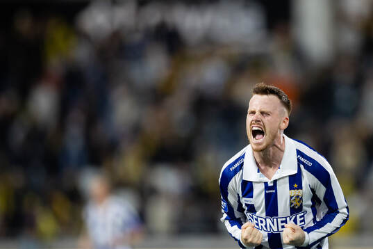 IFK Göteborgs Tobias Heintz jublar