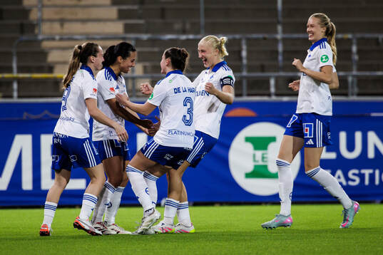 IFK Norrköpings Vesna Milivojevic jublar