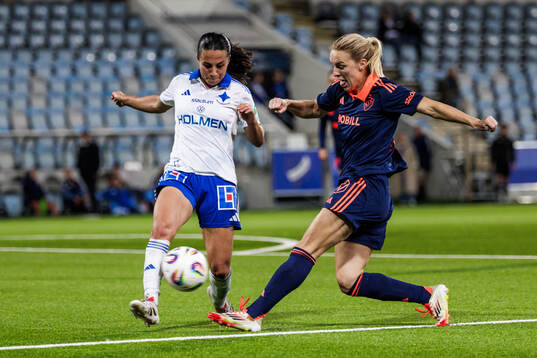 IFK Norrköpings Vesna Milivojevic och Djurgårdens Mimmi