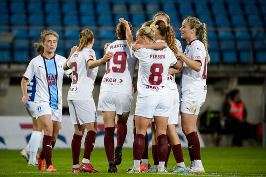 Malmö FFs Anna Plantin jublar