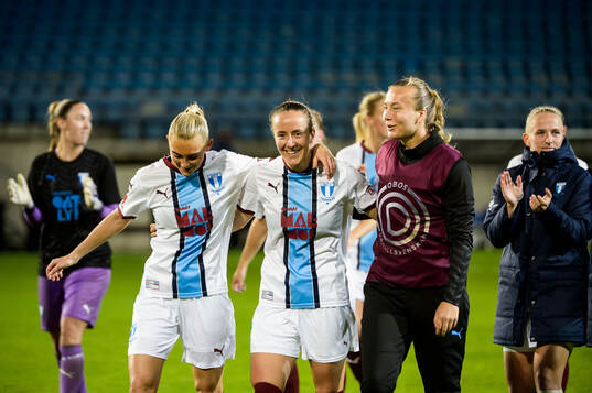 Malmö FFs Anna Plantin jublar