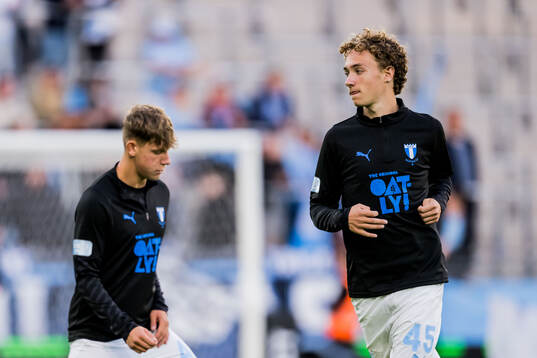 Malmö FFs Viggo Jeppsson och Anton Höög
