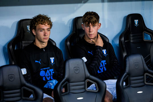 Malmö FFs Anton Höög och Viggo Jeppsson