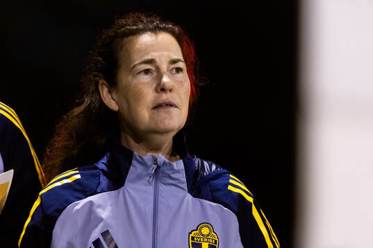 Sveriges Förbundskapten Lotta Hellenberg