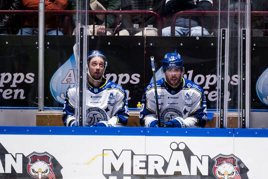 Leksands Max Veronneau och Nolan Stevens