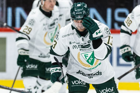 Färjestads Joel Kellman jublar