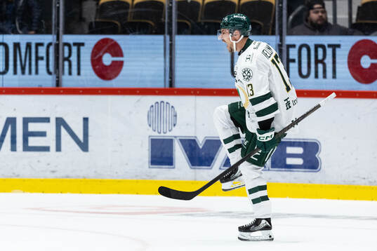 Färjestads Joel Kellman jublar