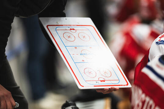 Timrås tränare Andreas Molinders taktiktavla