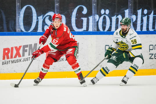 Moras Jesper Norbäck och Björklövens Theoklis