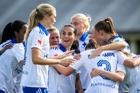 IFK Norrköpings Vesna Milivojevic jublar