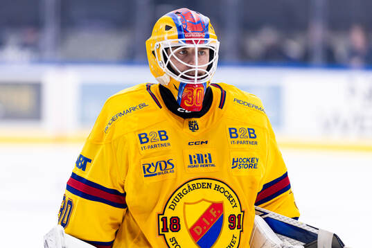 Djurgårdens målvakt Hugo Hävelid