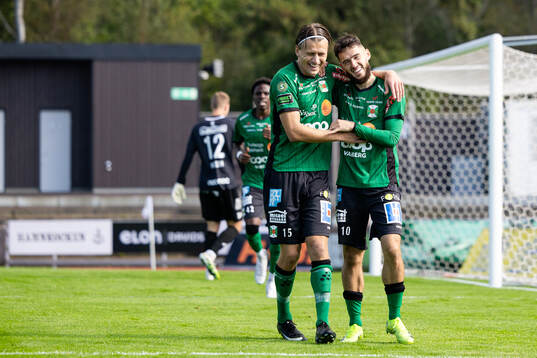 Varbergs Jesper Jonasson Westermark och Laorent Shabani