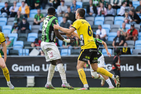 GAIS Ibrahim Diabate och Elfsborgs Rasmus Wikström