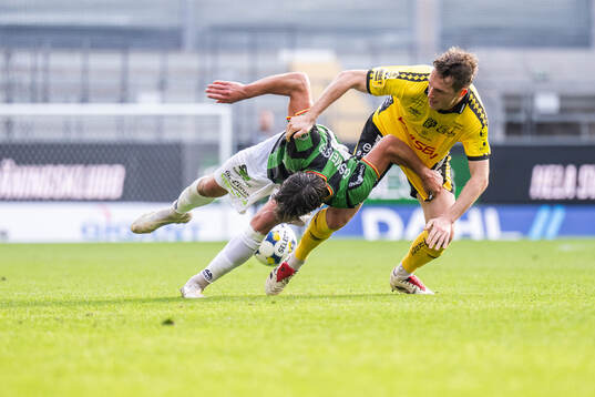 GAIS William Milovanovic och Elfsborgs Jens Jakob Dyhr