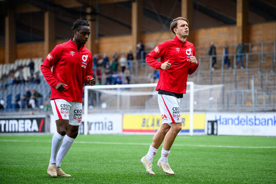 Degerfors Richie Omorowa och Kazper Karlsson