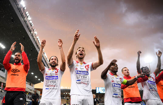 Degerfors Dijan Vukojevic, Juhani Pikkarainen och Nahom