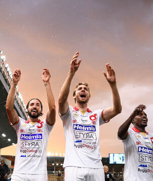 Degerfors Dijan Vukojevic, Juhani Pikkarainen och Nahom