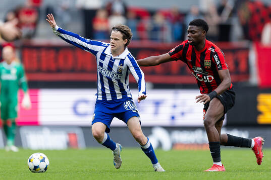 IFK Göteborgs Kolbeinn Thordarson och Brommapojkarnas