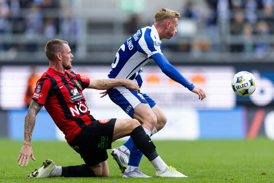 Brommapojkarnas Rasmus Örqvist  och IFK Göteborgs