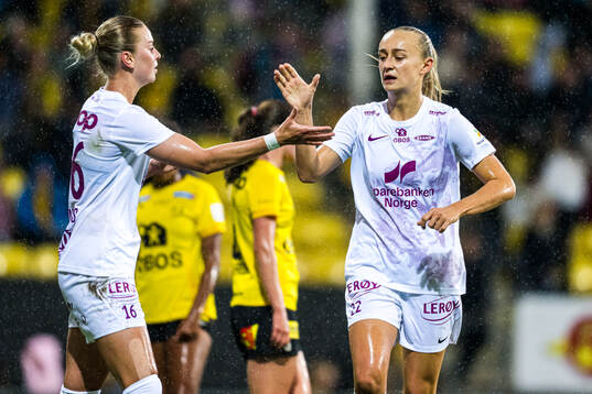 Lauren Alison Davidson of Brann celebrates