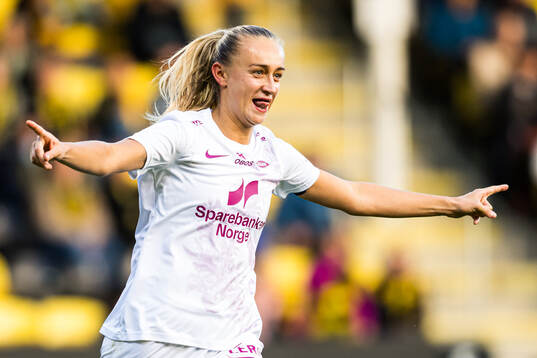 Lauren Alison Davidson of Brann celebrates